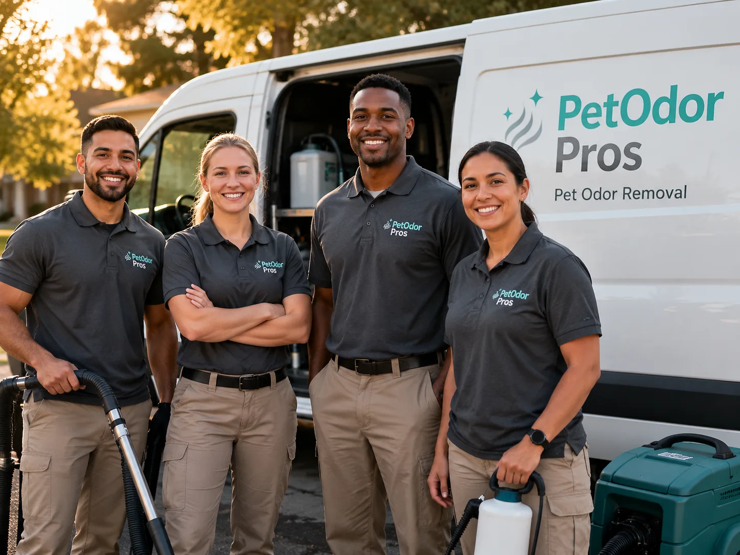 Pet Odor Removal team serving Delmont, PA